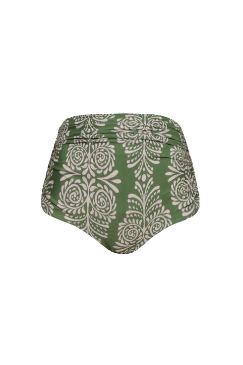 Victoria Vintage Bottom / Green Arabesque